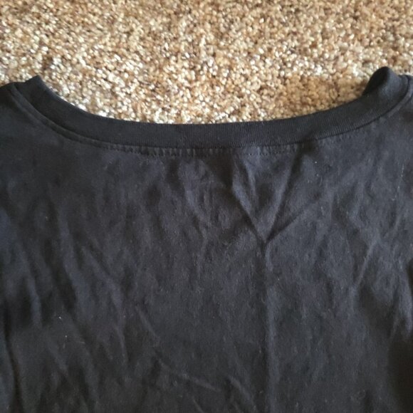 Size Large Momster Black Tee T Shirt Funny Halloween Gift Mom Life Fall - Picture 6 of 9